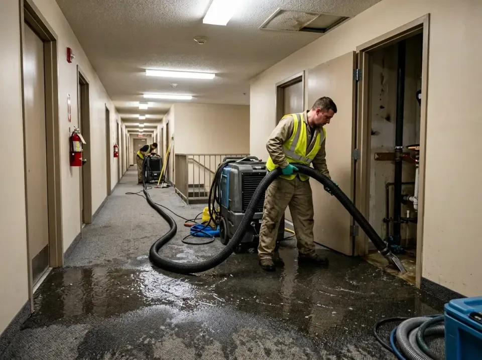 multi-unit-apartment-hallway-f-005 — frequently asked questions, Emergency Burst Pipe Water Extraction & Removal in South Eu…